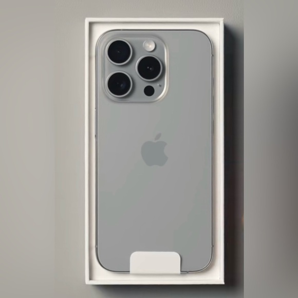 BRAND NEW IPhone 15pro 128GB Natural Titanium - Picture 2 of 3